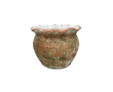 Vintage Pie Crust Plant Pot Small