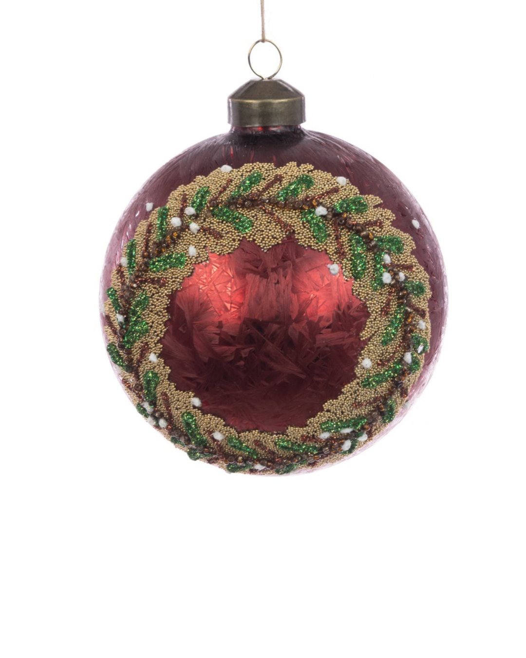 Glass Wreath Bauble