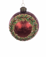 Glass Wreath Bauble