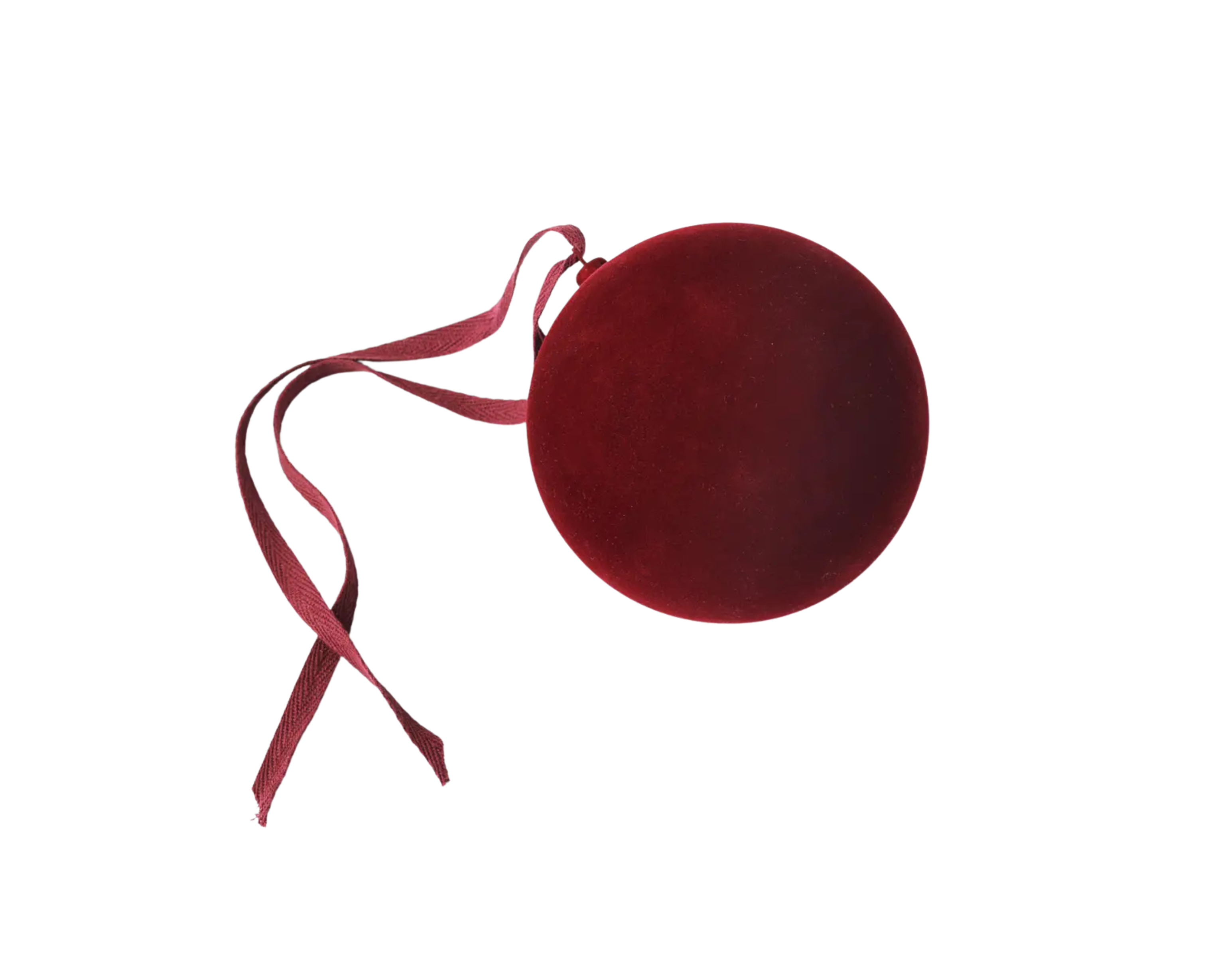 Extra Large Red Velvet Bauble