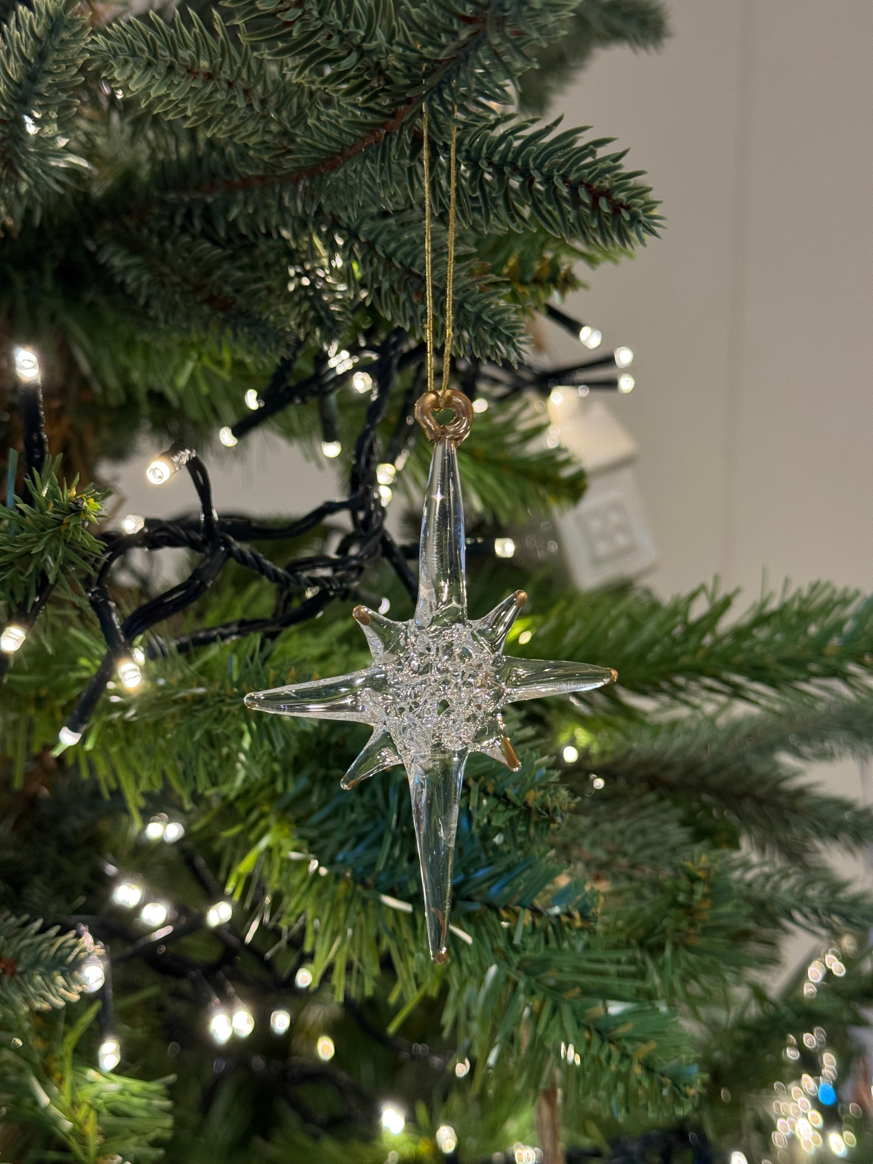 Crystal Star Christmas Decoration