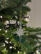 Crystal Star Christmas Decoration