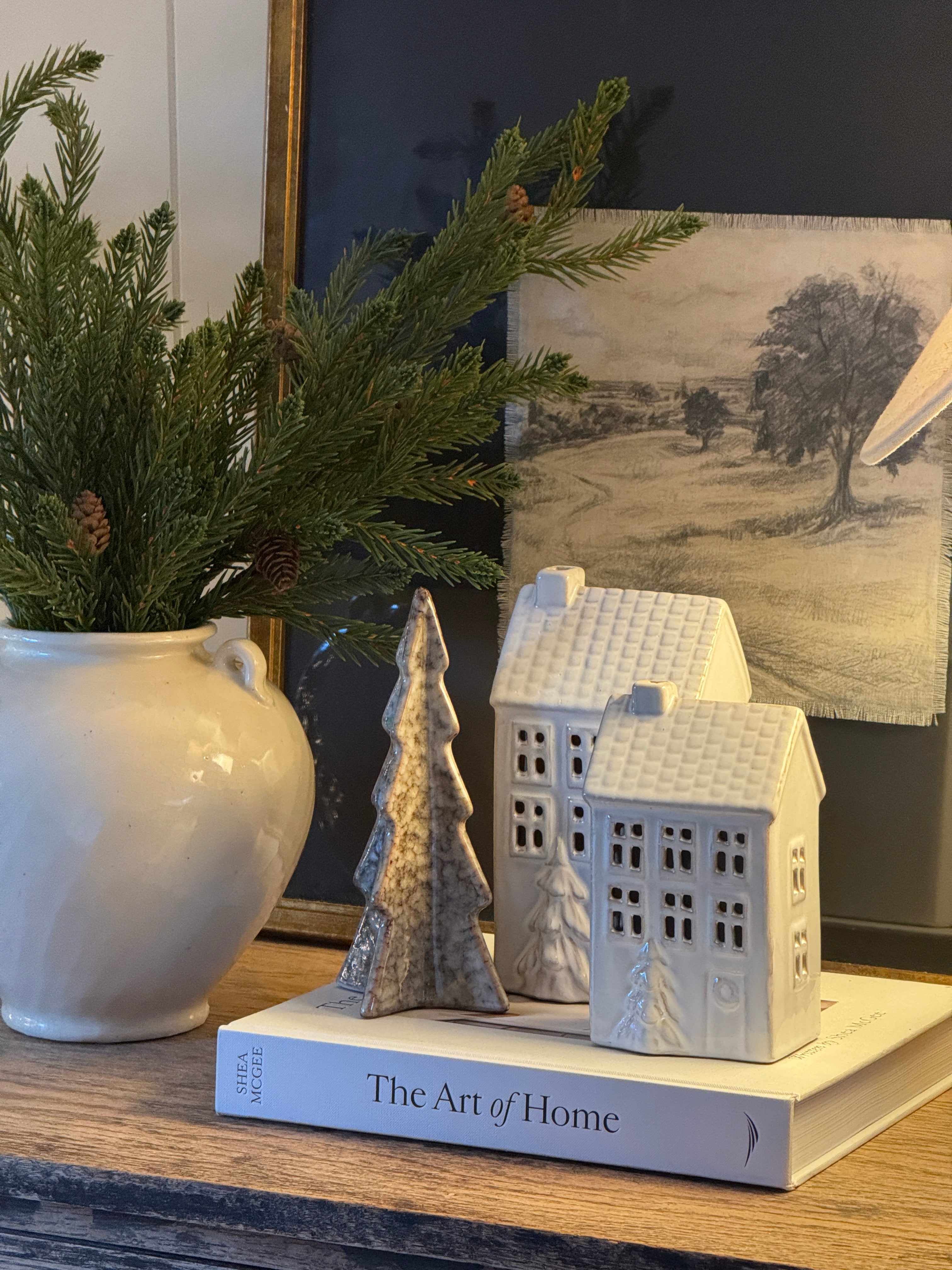 Snowy Christmas House - Small